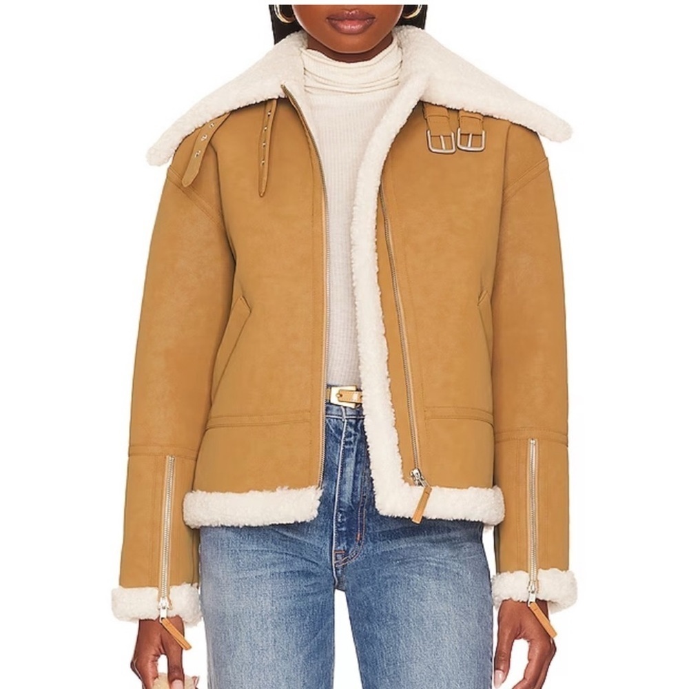 Song of Style Luco Jacket in Brown size medium